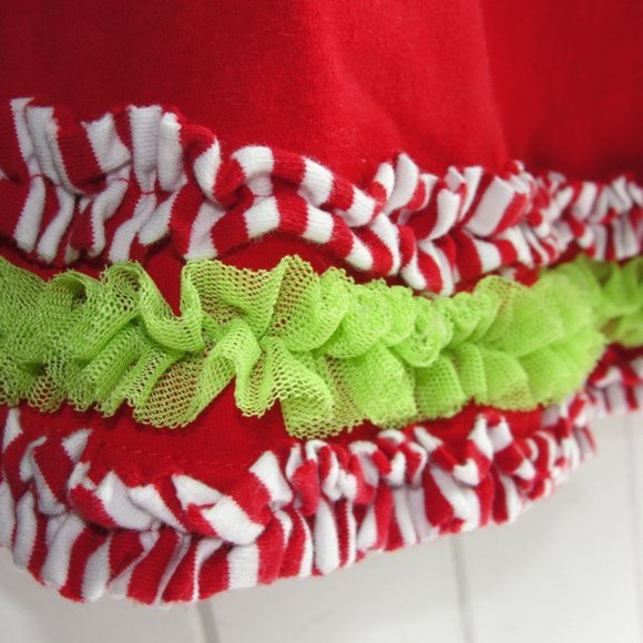 3 for $18. Emily Rose Christmas Dress Santa Size 5 - Picture 4 of 7